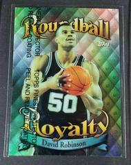 David Robinson [Refractor, w/Coating] Basketball Cards 1998 Topps Roundball Royalty Prices