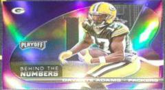 Davante Adams [Purple] #BTN-DAD Football Cards 2021 Panini Playoff Behind the Numbers Prices