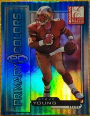 Steve Young [Blue] Football Cards 1999 Panini Donruss Elite Primary Colors Prices