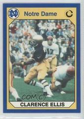 Clarence Ellis Football Cards 1990 Notre Dame Collegiate Collection Prices