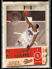 Juwan Howard #87 Basketball Cards 2004 Fleer Authentix Prices