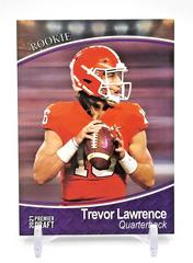Trevor Lawrence [Purple] #180 Football Cards 2021 Sage Premier Draft Prices