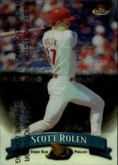 Scott Rolen [Refractor] #142 Baseball Cards 1998 Finest Prices