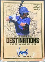 Miguel Vargas Baseball Cards 2020 Leaf Ultimate Destinations Prices