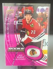 Alex Vlasic [Pink] #RR-24 Hockey Cards 2022 Upper Deck Trilogy Rookie Renditions Prices