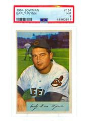 Early Wynn Baseball Cards 1954 Bowman Prices