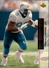 Marco Coleman Football Cards 1993 Upper Deck Prices