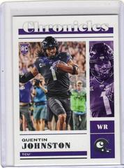 Quentin Johnston #3 Football Cards 2023 Panini Chronicles Draft Picks Prices