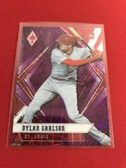 Dylan Carlson [Purple Velocity] #1 Baseball Cards 2021 Panini Chronicles Phoenix Prices