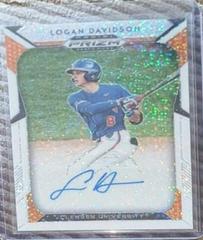 Logan Davidson [White Sparkle Prizm] #27 Baseball Cards 2019 Panini Prizm Draft Picks Autographs Prices