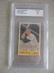 Bob Cerv [Hand Cut] #15 Baseball Cards 1960 Bazooka Prices
