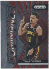 Trae Young #14 Basketball Cards 2023 Panini Prizm Dominance Prices