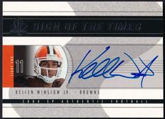 Kellen Winslow Jr. #SOT-KE Football Cards 2004 SP Authentic Sign of the Times Prices