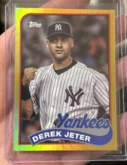 David Ortiz, Derek Jeter [Gold] #89DH-1 Baseball Cards 2023 Topps Archives 1989 Doubleheaders Prices