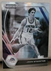 John Stockton [White Sparkle Prizm] Basketball Cards 2021 Panini Prizm Draft Picks Prices