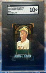 Roberto Clemente [Mini Stained Glass] #393 Baseball Cards 2021 Topps Allen & Ginter Prices