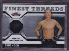 Erik Koch #R-EK Ufc Cards 2011 Finest UFC Threads Fighter Relics Prices