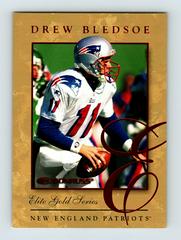 Drew Bledsoe [Gold] Football Cards 1997 Panini Donruss Elite Prices