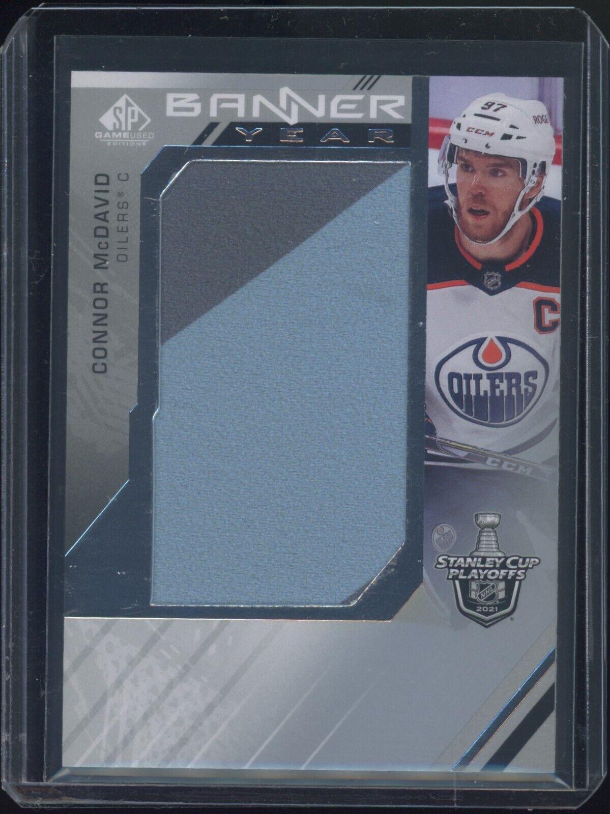 Connor McDavid BYSCMC Prices 2021 SP Game Used NHL Stanley Cup