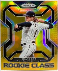 Shane Baz [Gold Prizm] #RC-12 Baseball Cards 2022 Panini Prizm Rookie Class Prices
