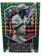 Lou Brock [Green] #V8 Baseball Cards 2021 Panini Mosaic Vintage Prices