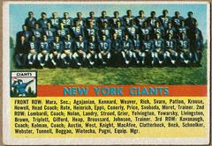 New York Giants #113 Football Cards 1956 Topps Prices