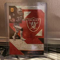 Marcus Allen [Red] Football Cards 2016 Panini Unparalleled Prices