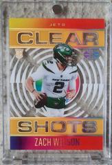 Zach Wilson [Gold] #CS-17 Football Cards 2021 Panini Illusions Clear Shots Prices