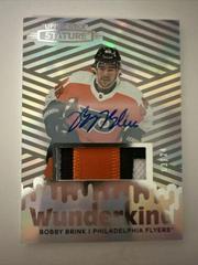 Bobby Brink [Autograph Patch] #W-37 Hockey Cards 2022 Upper Deck Stature Wunderkind Prices