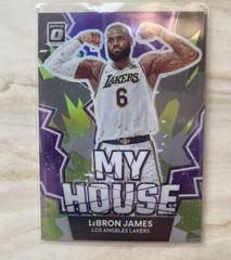 LeBron James [Lime Green] Basketball Cards 2022 Panini Donruss Optic My House Prices