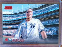 Aaron Judge [Red] #99 Baseball Cards 2023 Stadium Club Prices