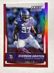 Everson Griffen [Jumbo Red Zone] Football Cards 2016 Panini Score Prices