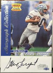 Steve Largent Football Cards 1999 Sports Illustrated Autograph Collection Prices