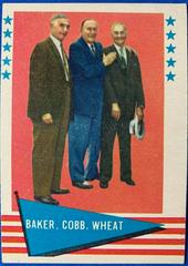 Baker, Cobb, Wheat [Checklist] Baseball Cards 1961 Fleer Prices