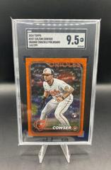 Colton Cowser [Orange Crackle Foil] #257 Baseball Cards 2024 Topps Prices