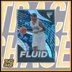Allen Iverson [Silver] #15 Basketball Cards 2022 Panini Flux Fluid Prices