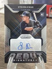 Steven Kwan [Silver Prizm] #DS-SK Baseball Cards 2022 Panini Prizm Debut Signatures Prices