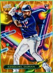 Ezequiel Duran [Orange Galactic] #102 Baseball Cards 2023 Topps Cosmic Chrome Prices