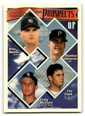 Billy Masse, Stanton Cameron, Craig McClure, Tim Clark [Outfield Prospects] #79 Baseball Cards 1994 Topps Gold Prices