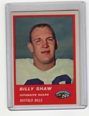 Billy Shaw #28 Football Cards 1963 Fleer Prices