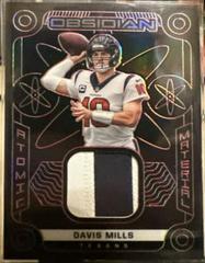 Davis Mills [Red] #AM-DMI Football Cards 2022 Panini Obsidian Atomic Material Prices