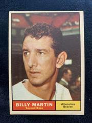 Billy Martin #89 Baseball Cards 1961 Topps Prices