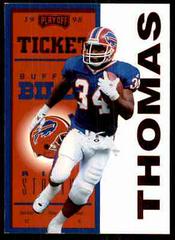Thurman Thomas [Red] Football Cards 1998 Playoff Contenders Ticket Prices