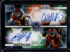 Mario Williams, Caleb Williams #DA-WW Football Cards 2023 Bowman's Best University Dual Autographs Prices
