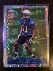 Aaron Brown [Xfractor] #TC111 Football Cards 2009 Topps Chrome Prices