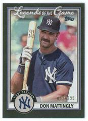 Don Mattingly [Black] Baseball Cards 2023 Topps Legends of the Game Prices