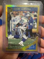 Barry Sanders [Press Proof Gold] #102 Football Cards 2018 Donruss Prices
