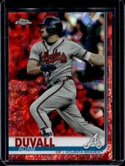 Adam Duvall [Red Refractor] #557 Baseball Cards 2019 Topps Chrome Sapphire Prices