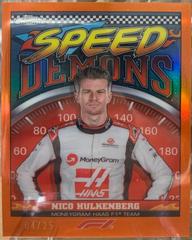 Nico Hulkenberg [Orange Refractor] #SD-NH Racing Cards 2023 Topps Chrome Formula 1 Speed Demons Prices
