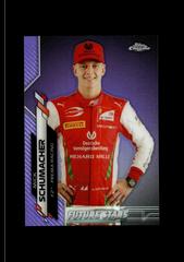 Mick Schumacher [Purple] #75 Racing Cards 2020 Topps Chrome Formula 1 Prices